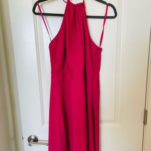 Size 10 Banana Republic halter dress in pink. No flaws or defects.